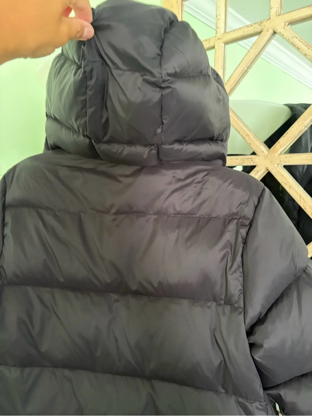 Zara Kids Black Quilted Puffer Jacket with Hood